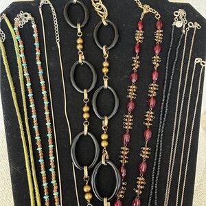 Lot of 8 Liz Claiborne necklaces